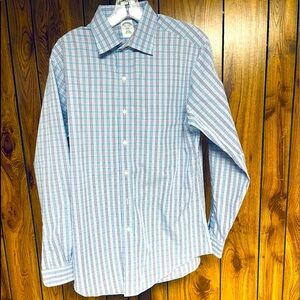 Brooks Brothers Men’s Checked Dress Shirt